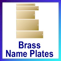 Brass Name Plates Brass Name Plates